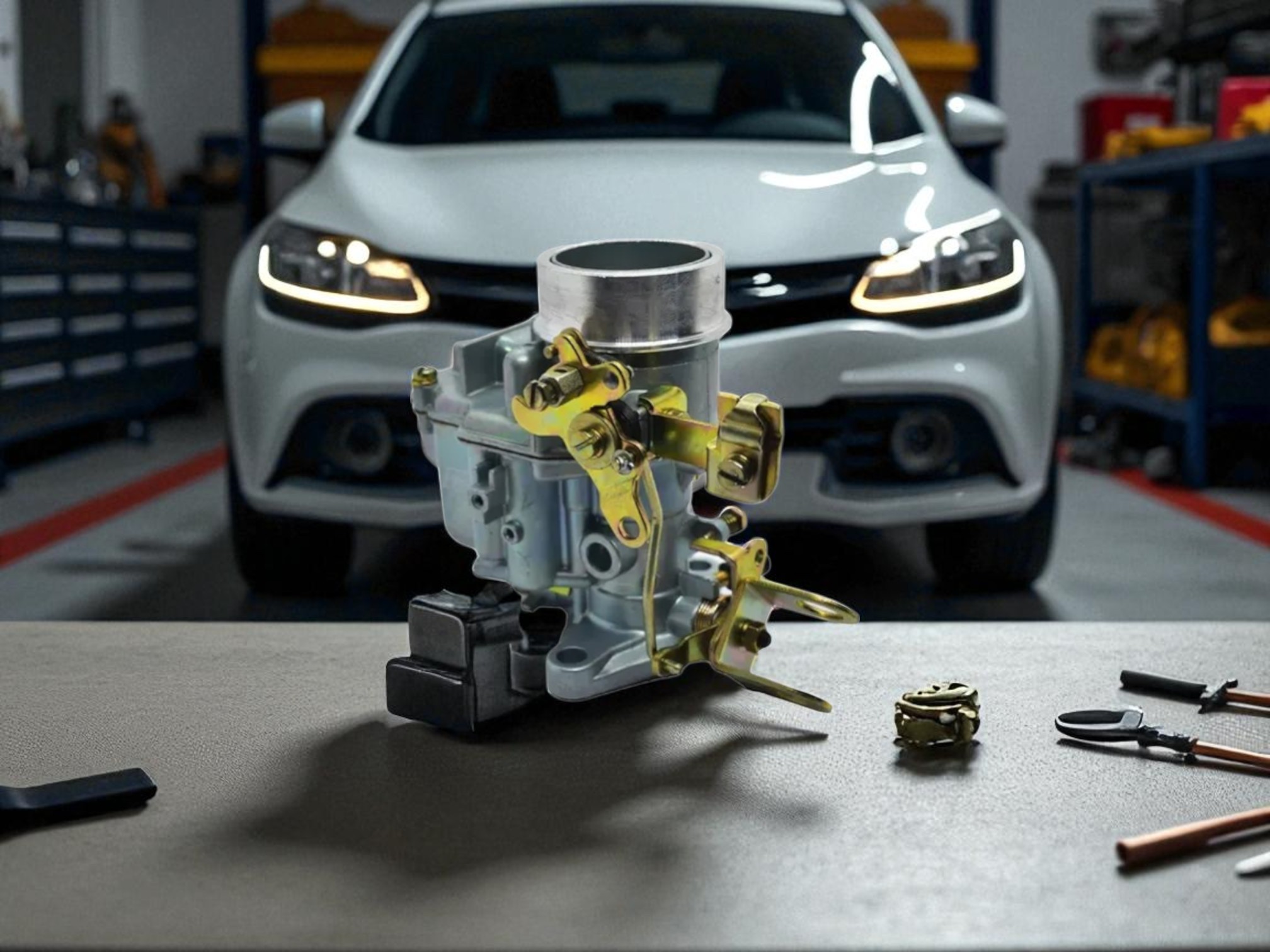 Carburador De Renault 12 / R 12 Tipo Weber 1 Boca